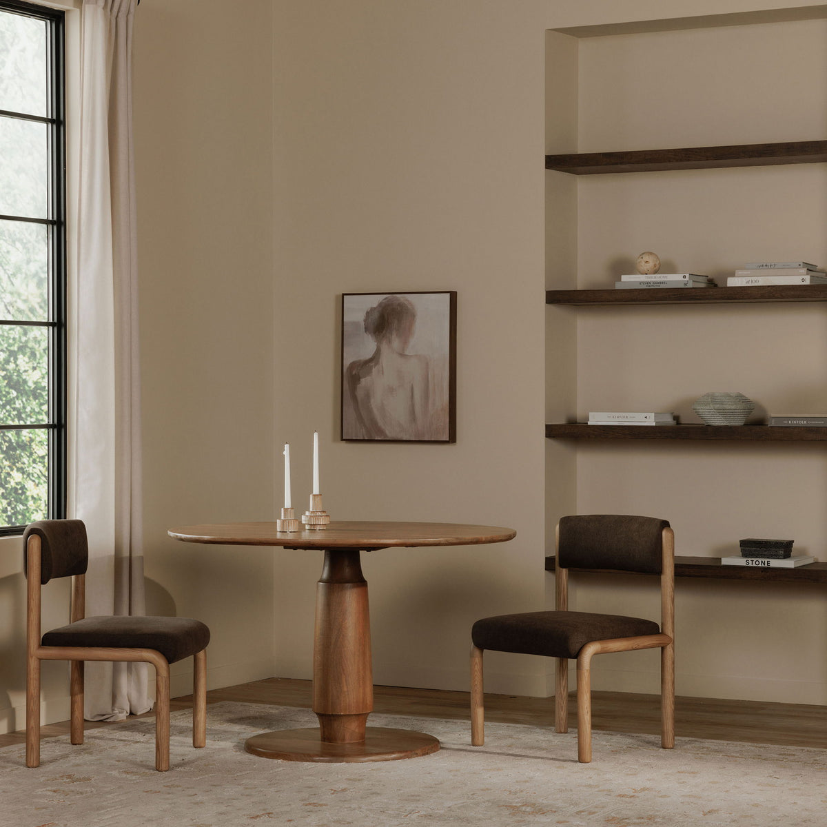 Clark - Dining Table - Brown