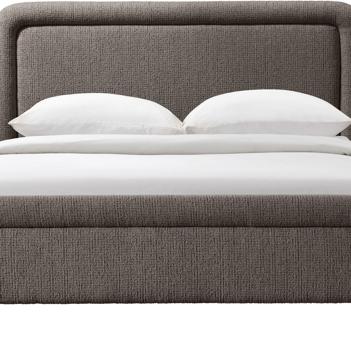 Baylor - Fabric With Interwoven Chenille Upholstered Bed