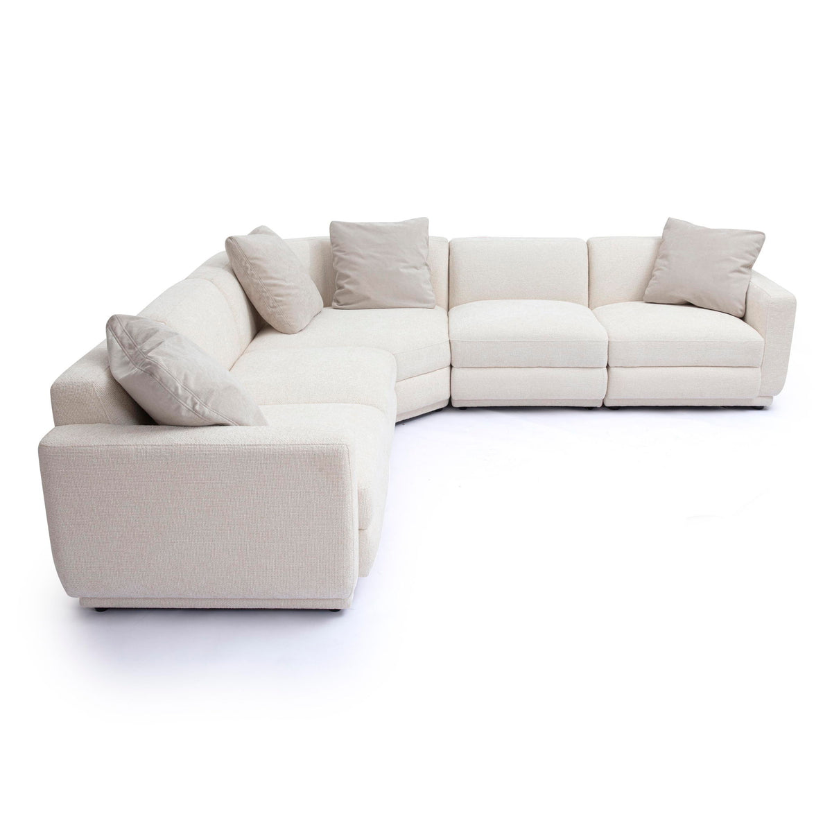 Perry - Modular L-Sectional - Cream