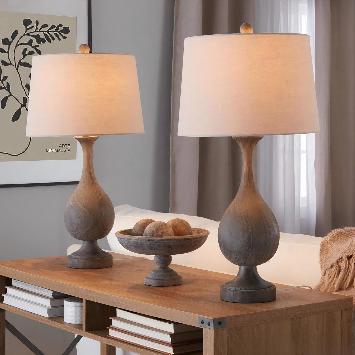 Cipolla - Poly Farmhouse Table Lamp (Set of 2)