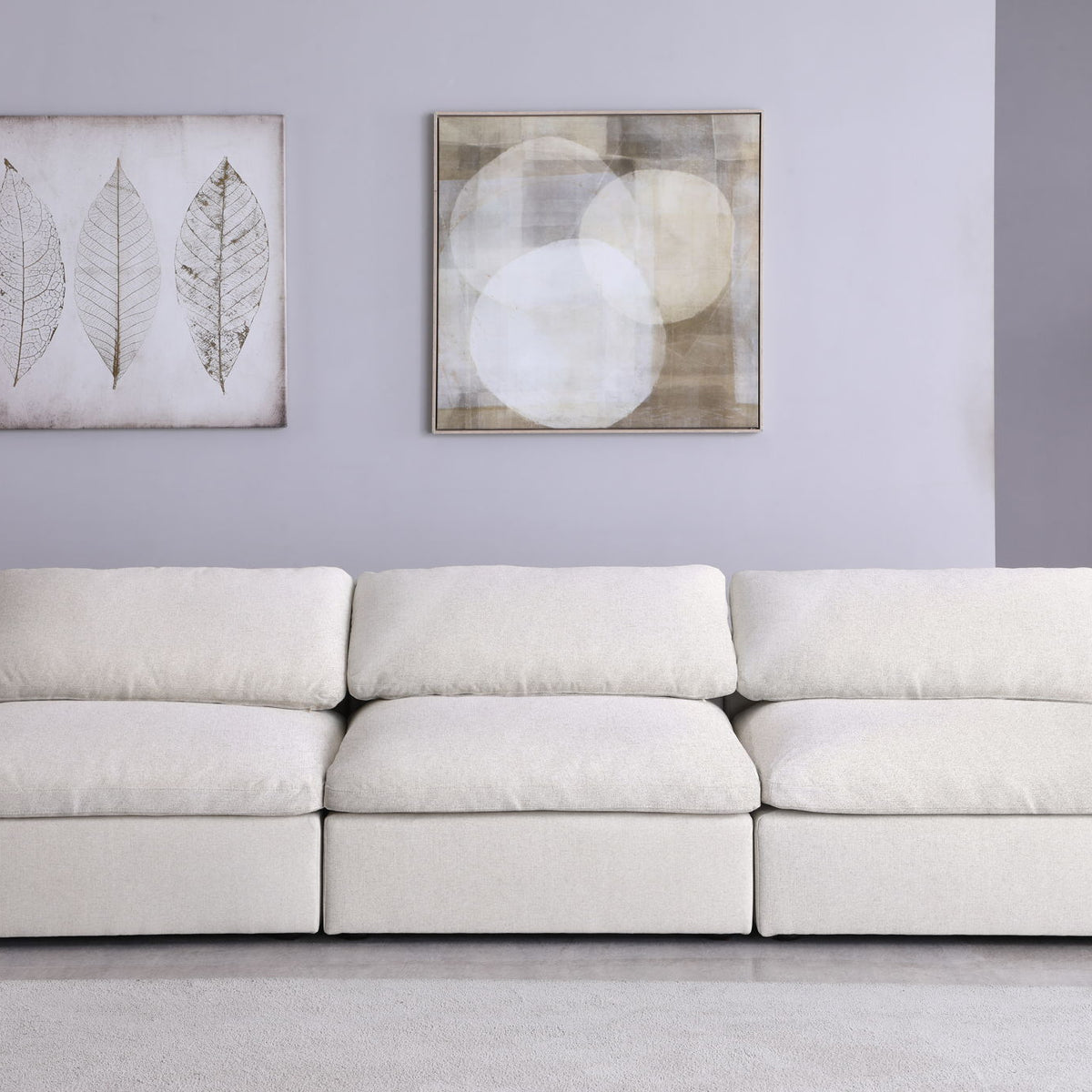 Serene - Modular Armless 3 Seat Sofa