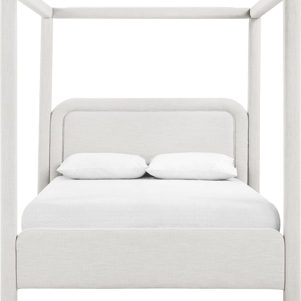 Salina - Linen Textured Fabric Upholstered Bed
