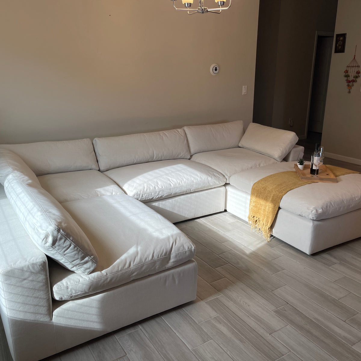 Off White “Dreamee” Cloud Couch Sectional