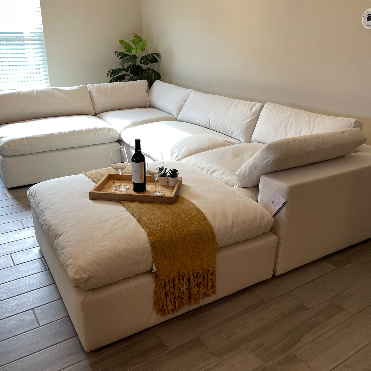 Off White “Dreamee” Cloud Couch Sectional