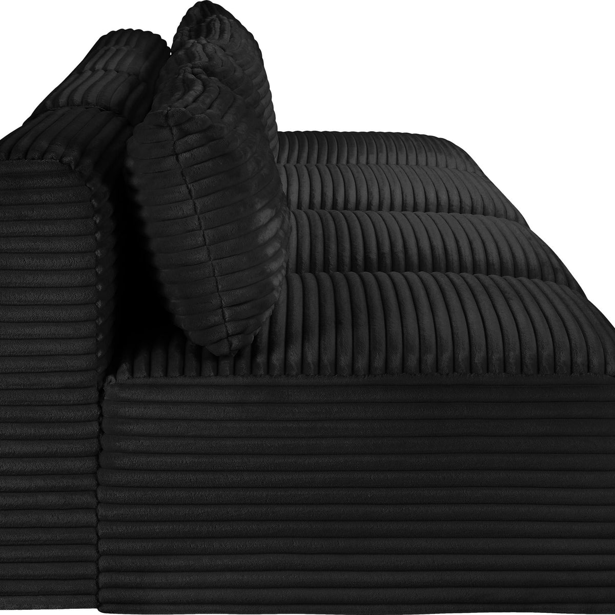 Shaggy - 4 Seat Modular Armless Sofa