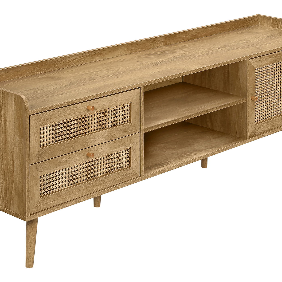 TV Stand, Console, Media Entertainment Center, Storage Cabinet, Transitional