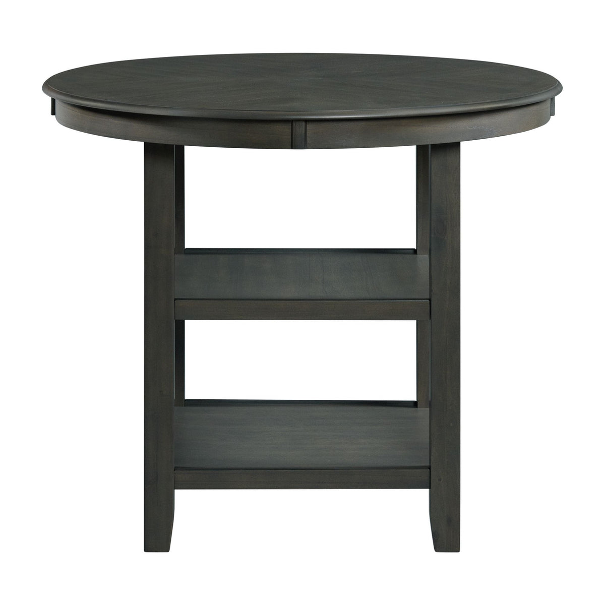 Amherst - Counter Table With Wood Leg - Gray Finish