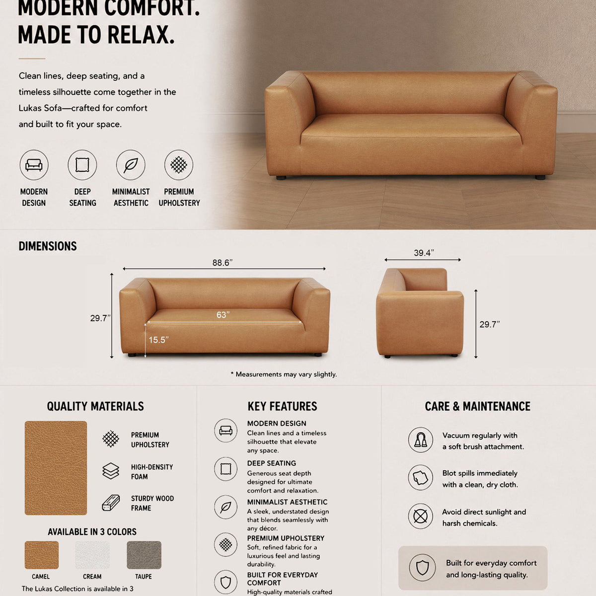 Manhattan Lukas - Sofa