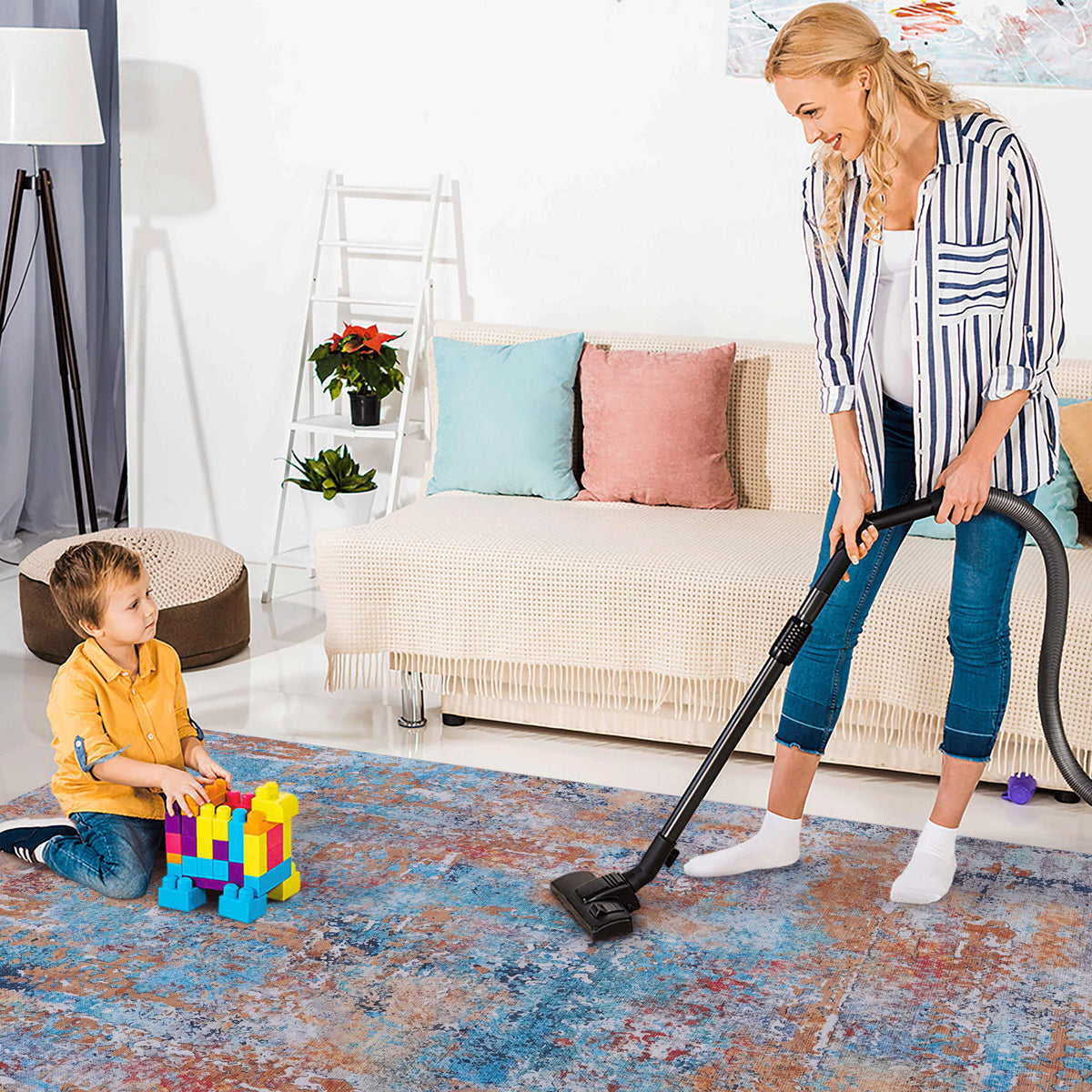 Maval - Machine Washable Area Rug