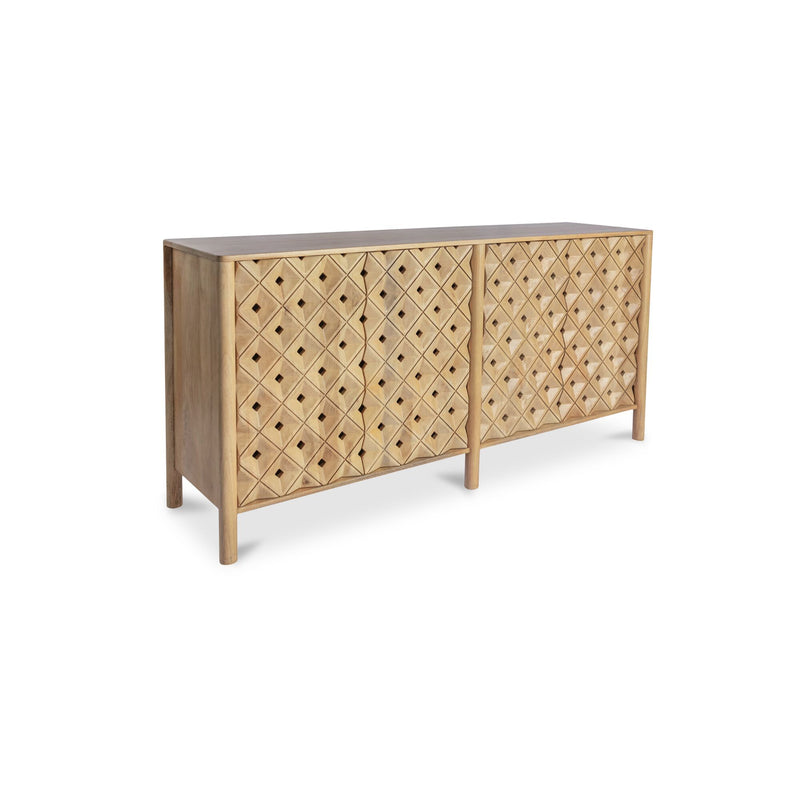 Fulton - 4 Door Sideboard - Natural
