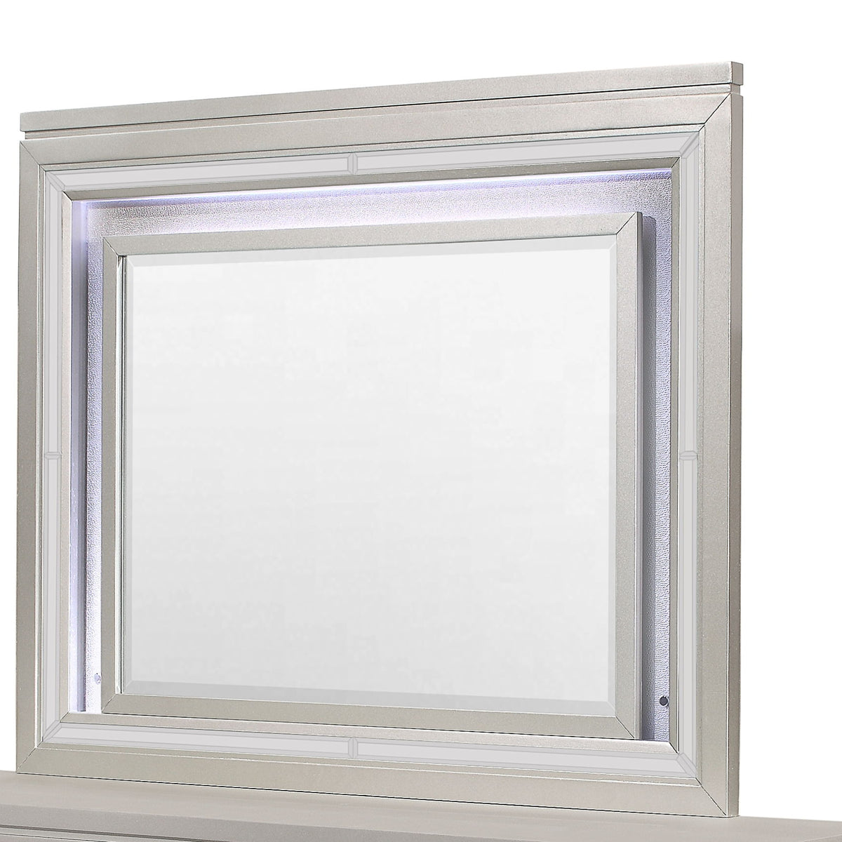Cross - Glam Mirror With LED - Champagne