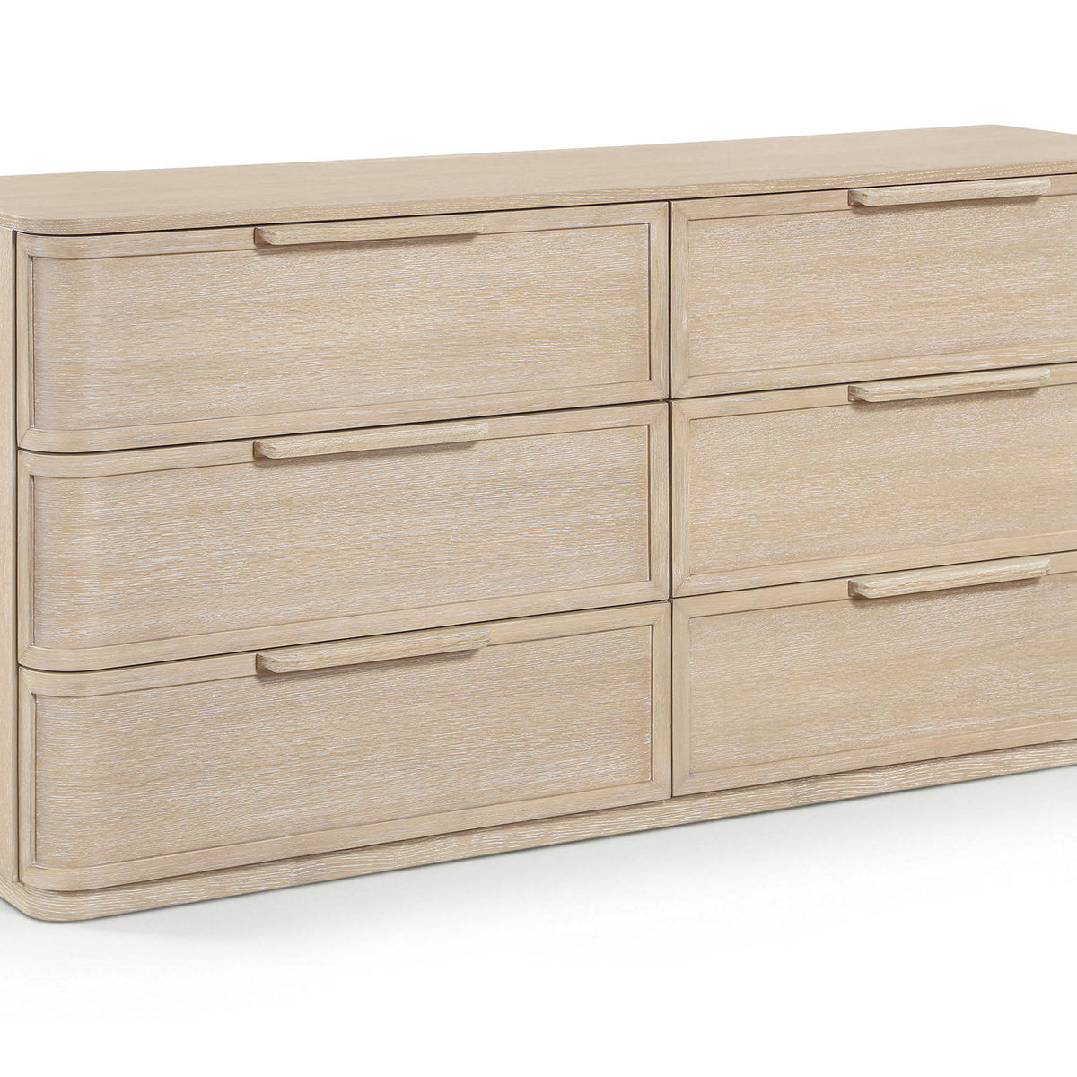 Tiberio - Oak Veneer And Solid Wood Dresser