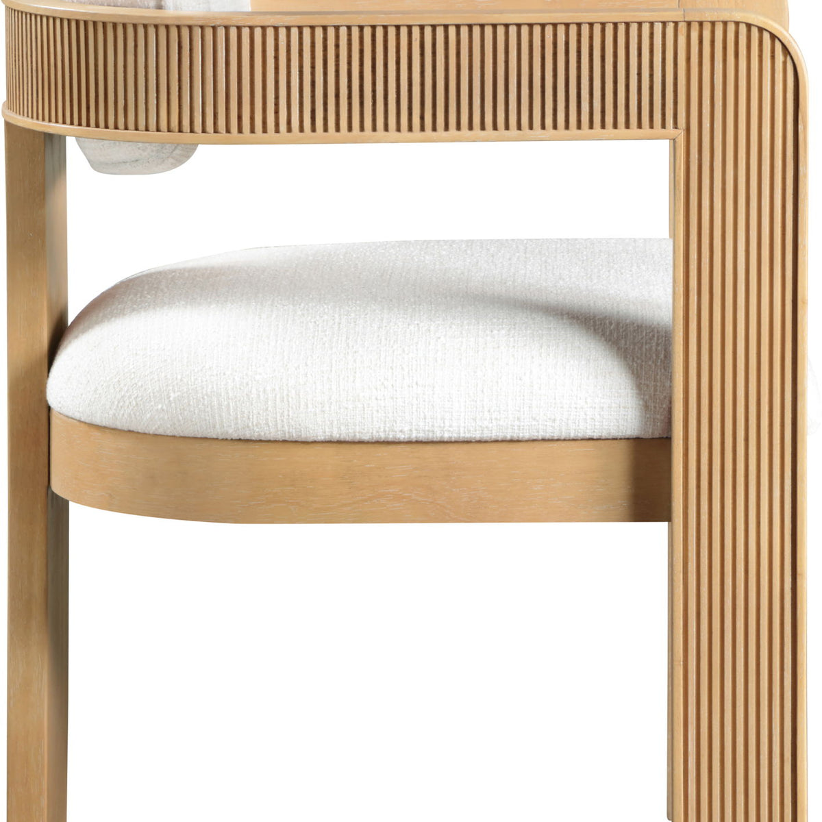 Sacha - Linen Dining Chair With Natural Base (Set of 2)