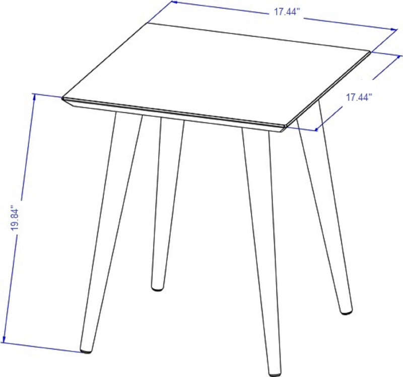 Manhattan Utopia - Rectangle Table - White