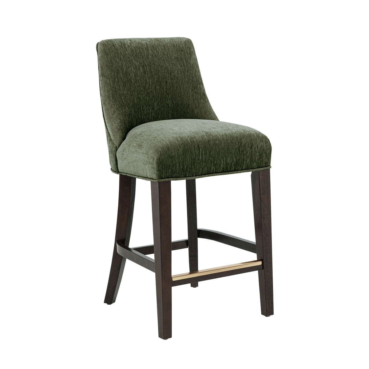 Manhattan Beever - Chenille Wood Stool