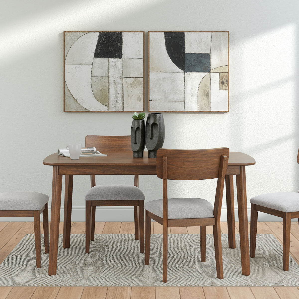 Tameride - Dining Room Table Set (Set of 5) - Brown