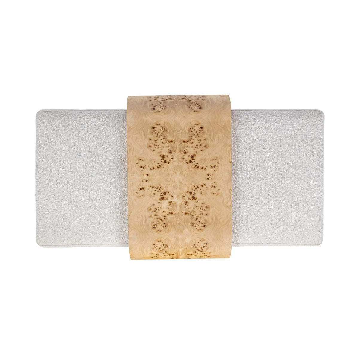 Kenan - Rectangle Ottoman Coffee Table - Creamy Ivory