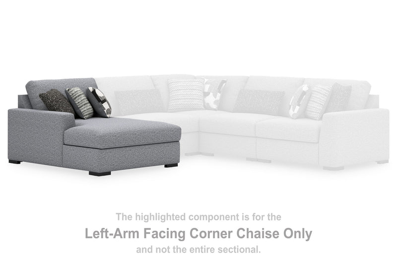Bealton - LAF Corner Chaise - Salt And Pepper
