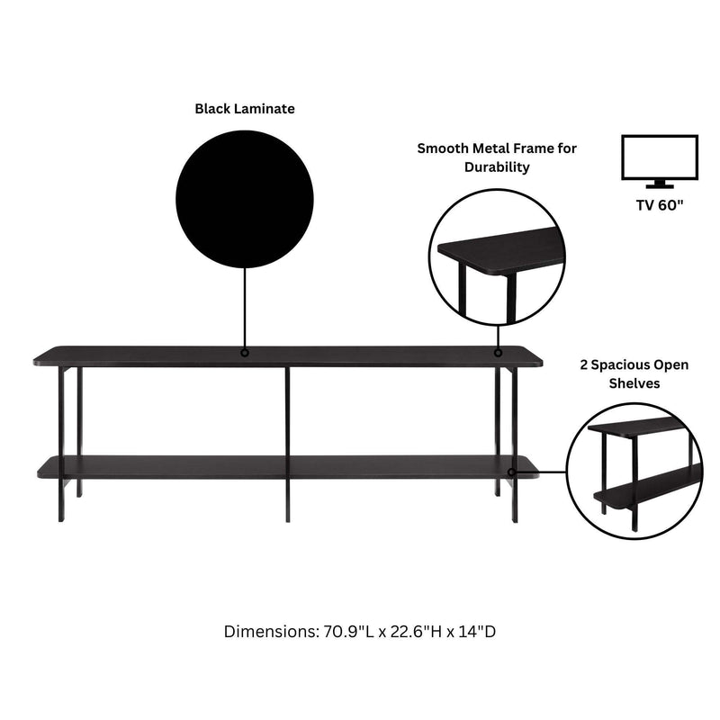 Celine - Console Table - Black