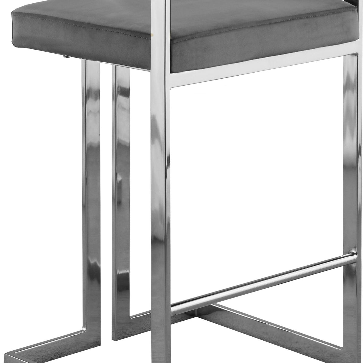 Ezra - Stool with Chrome Legs (Set of 2)
