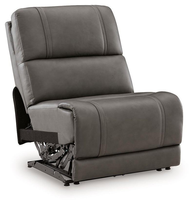 5Z - Pittson - Power Armless Recliner With Adjustable Headrest - Anchor