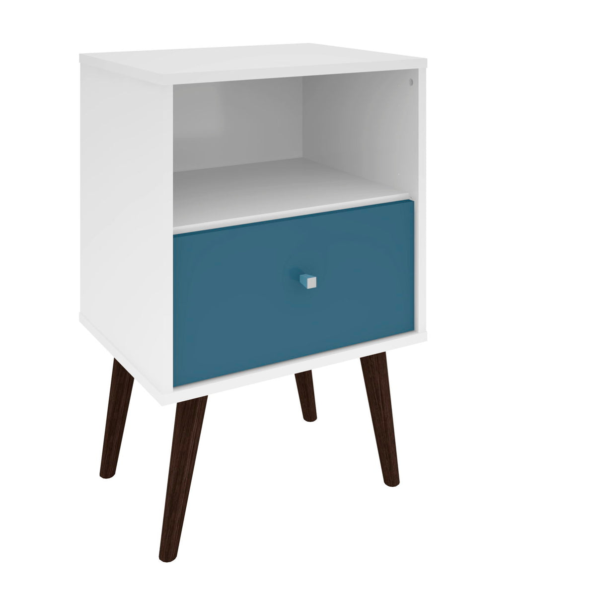 Manhattan Liberty - Nightstand Wtth White Frame