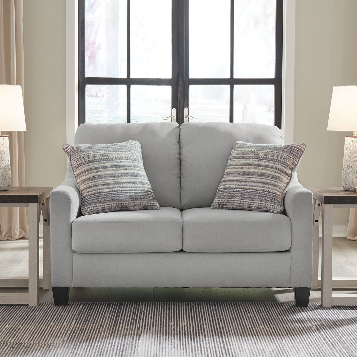 Adlai - Shadow - Loveseat