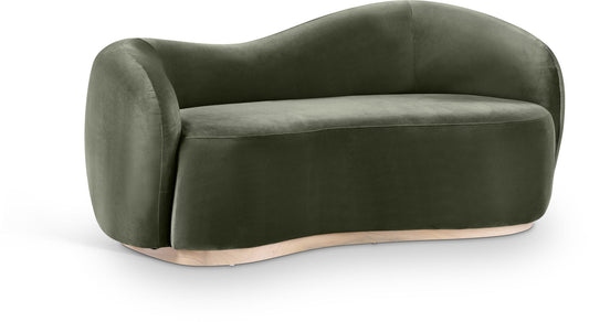 Gustavo - Velvet Upholstered Loveseat