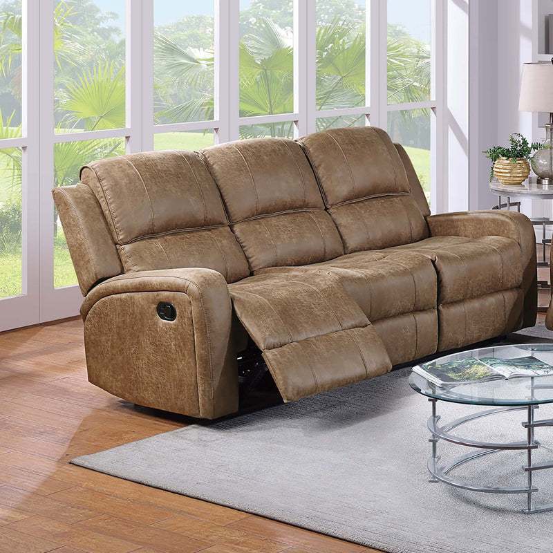 Modern Living Room Set With Square Armrest, Cushion Backrest