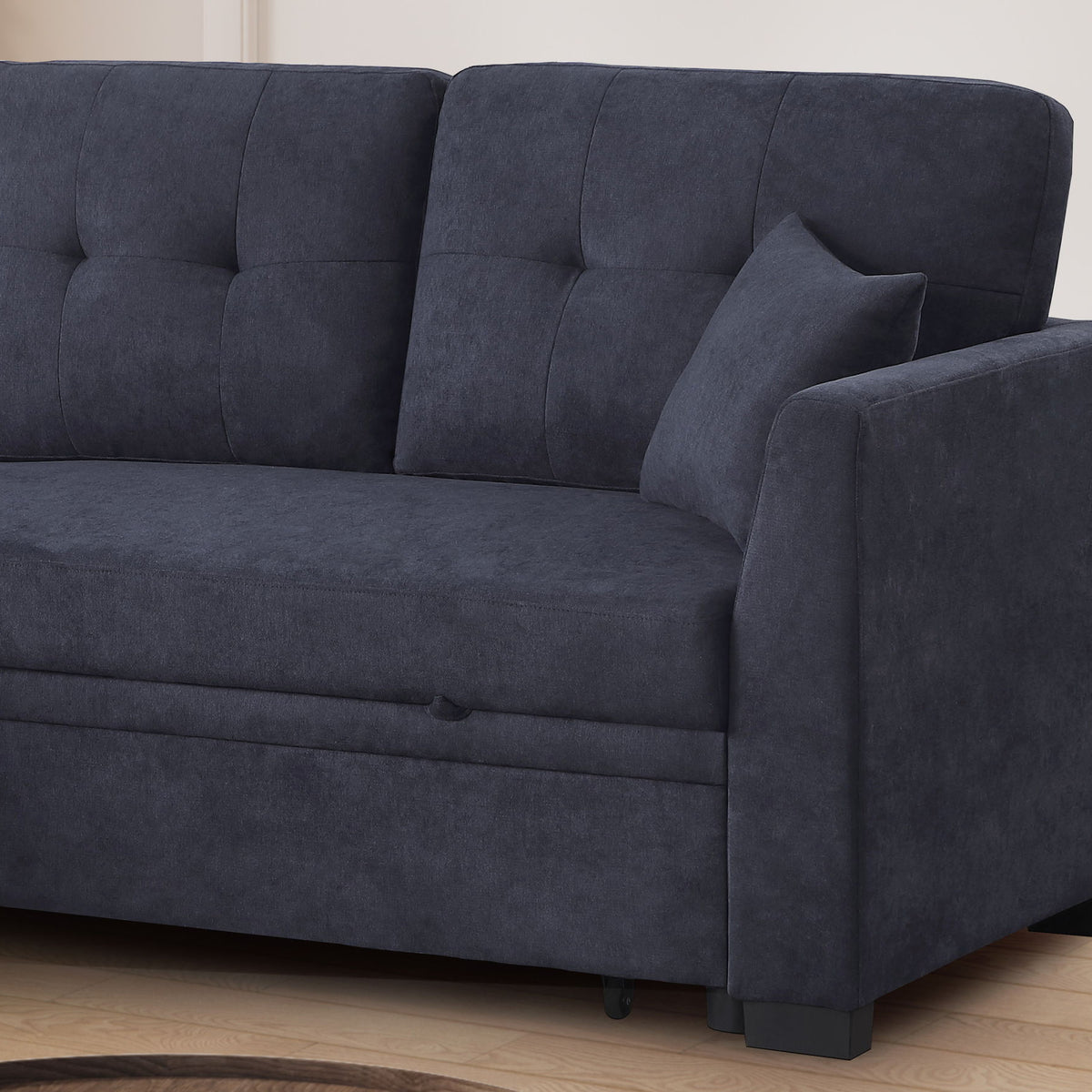 Sectional Sofa Bed - Dark Blue