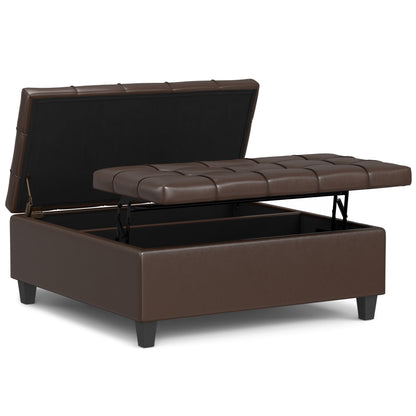 Harrison - Upholstered Coffee Table Storage Ottoman