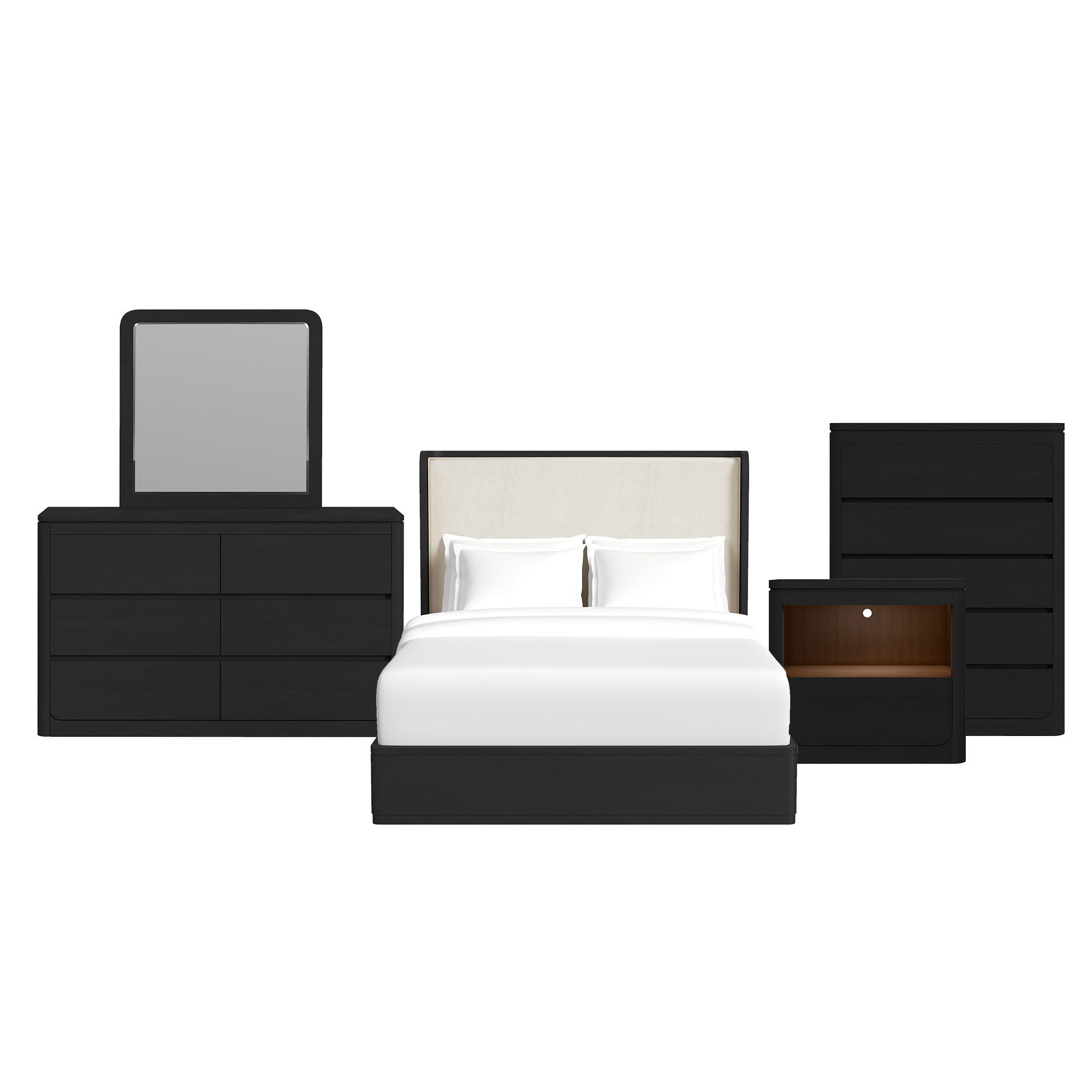 Rosalie - Upholstered Bedroom Set