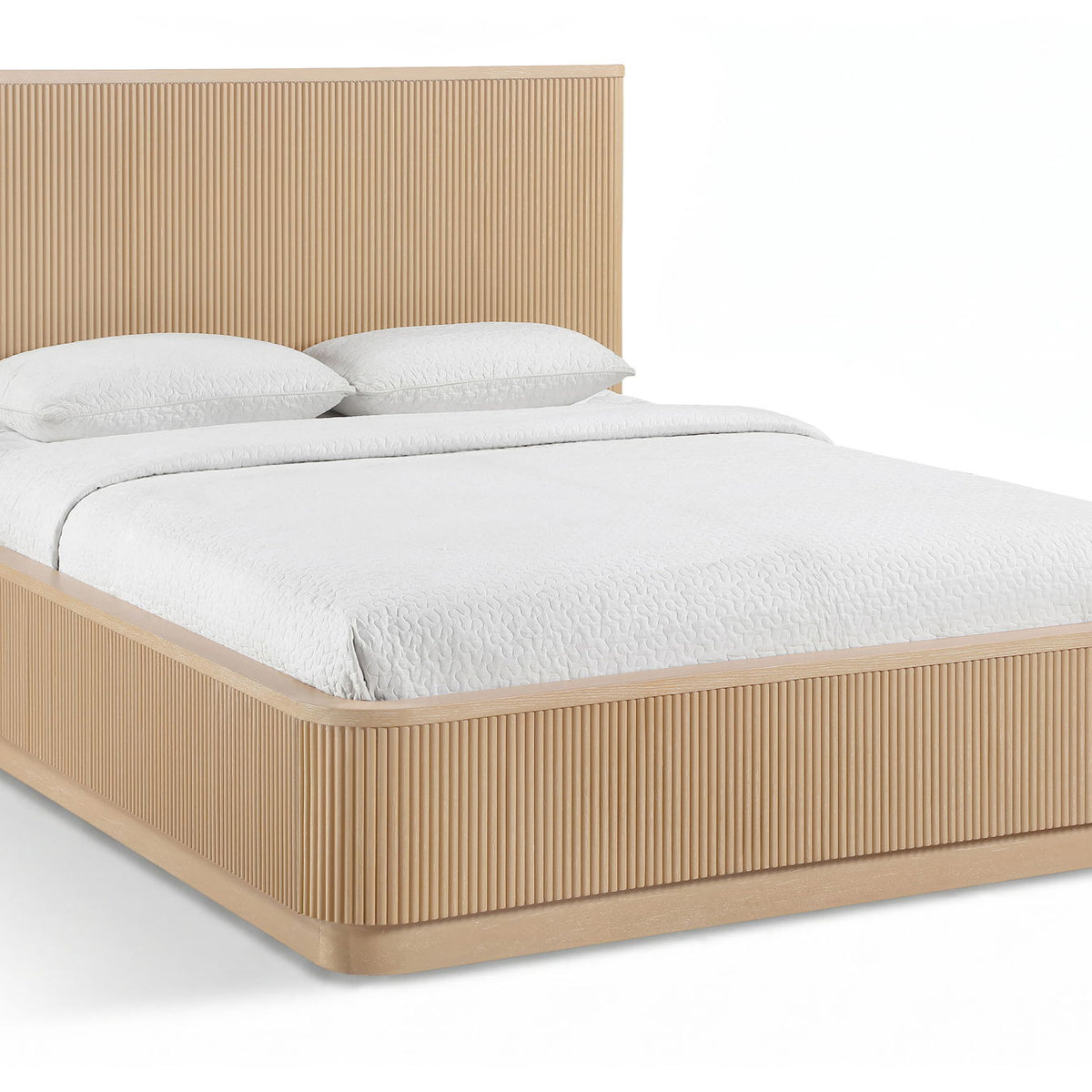 Astrid - Solid Wood And Oak Veneer Bed (3 Boxes)