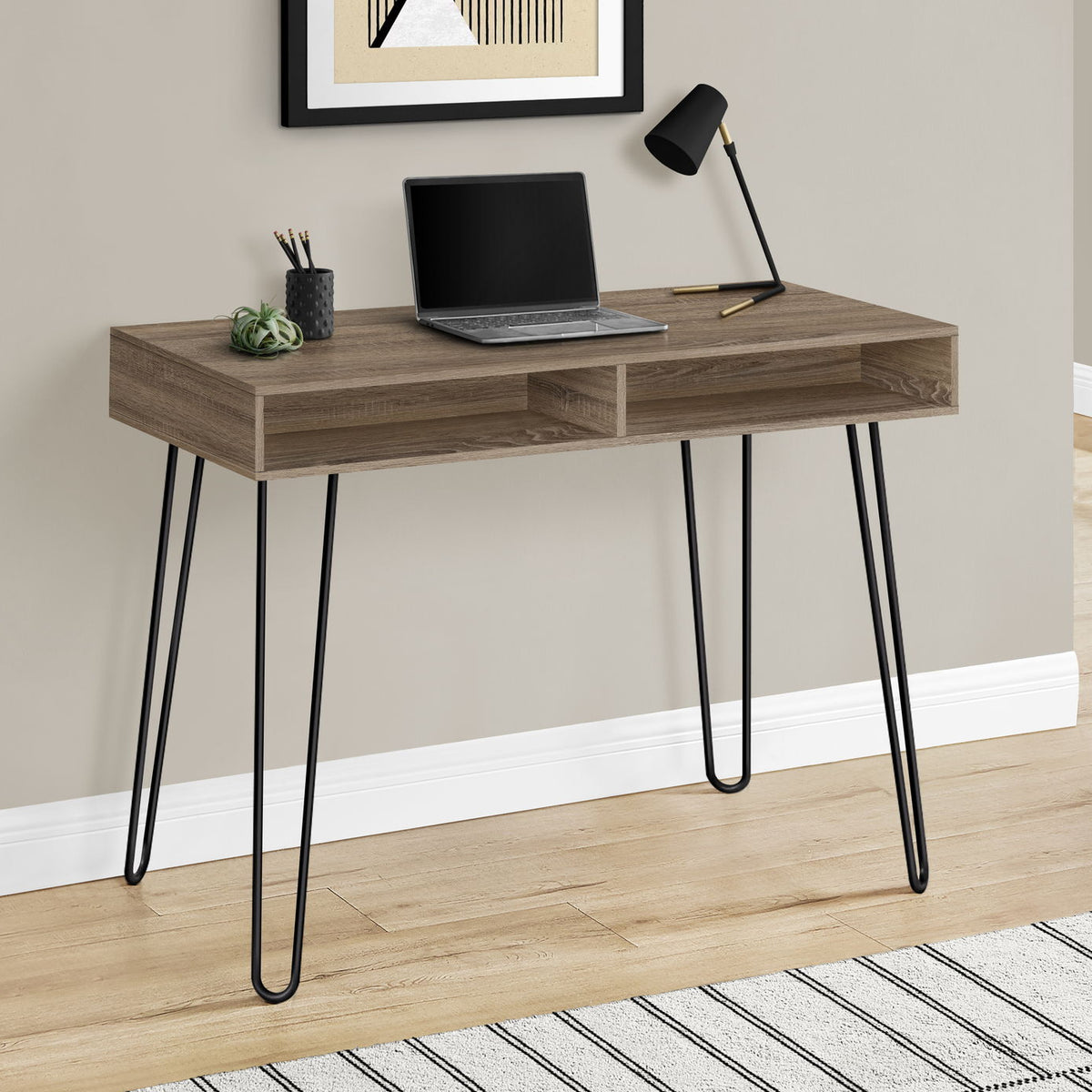 Computer Desk, Home Office, Laptop, Left And Right Set-Up, Storage Drawers, Work, Contemporary, Modern