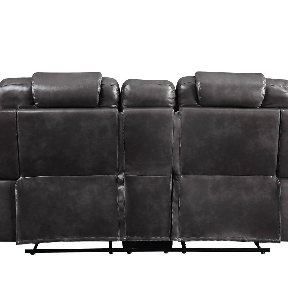 Braylon - Recliner Loveseat With Cupholder Console - Brown