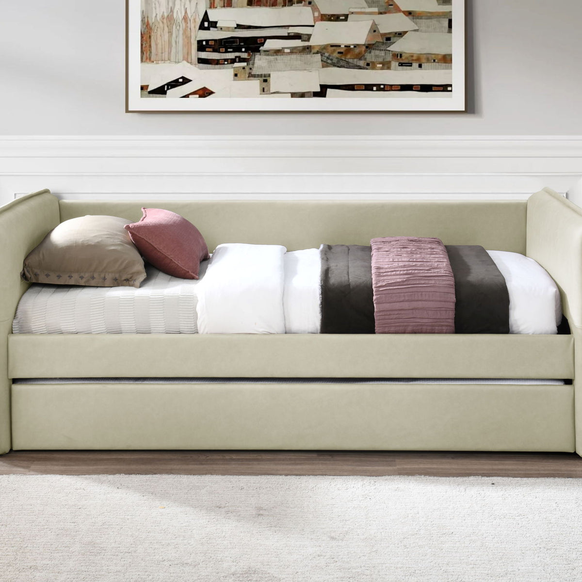 Daybed With A Trundle, Stylish Design