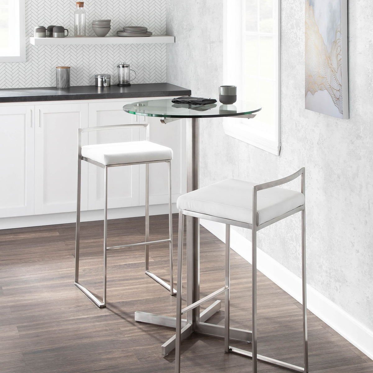 Fuji - Contemporary And Elegant Design Stackable Barstool