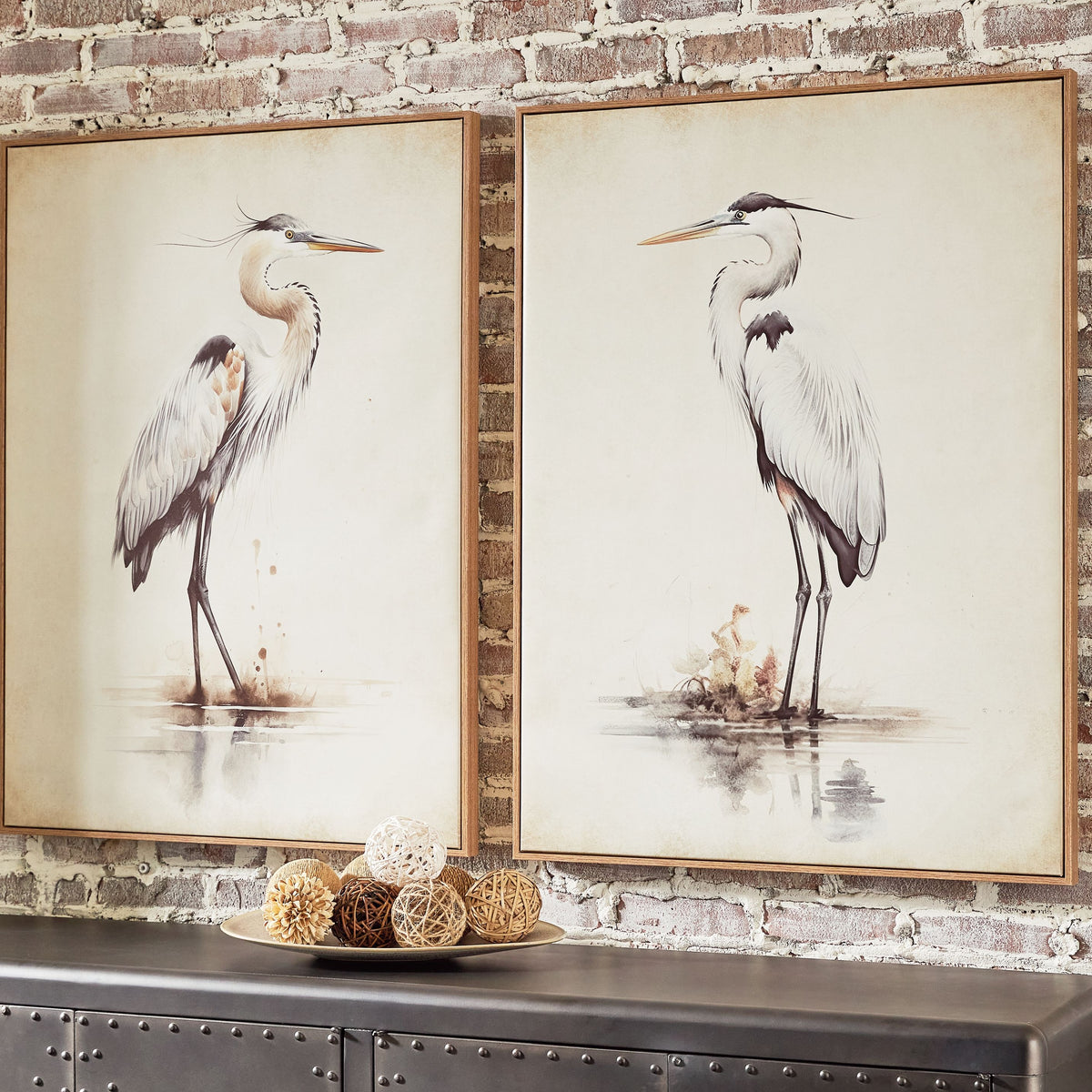 Aubinell - Beige - Wall Art Set (Set of 2)