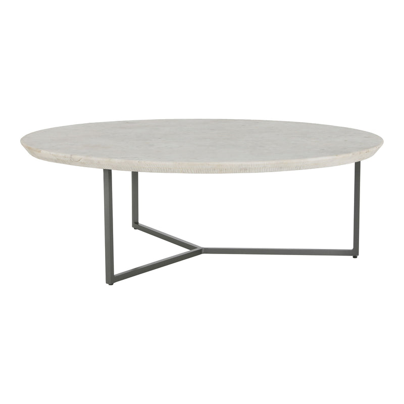 Chloe - Marble Coffee Table - White