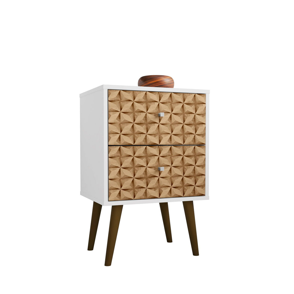 Manhattan Liberty - Nightstand Wtth White Frame