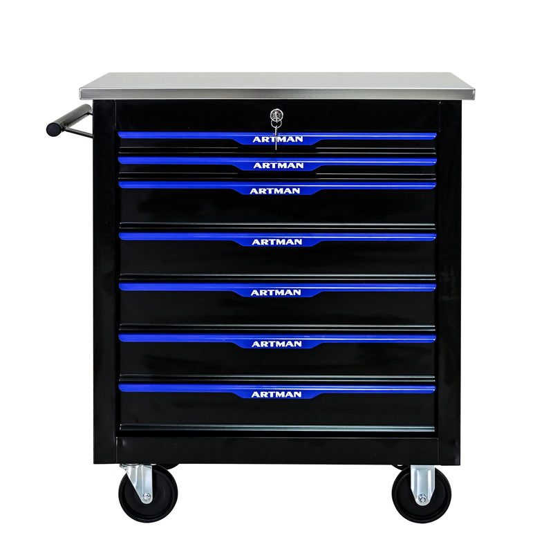 Drawer Multifunctional Tool Cart With Wheels