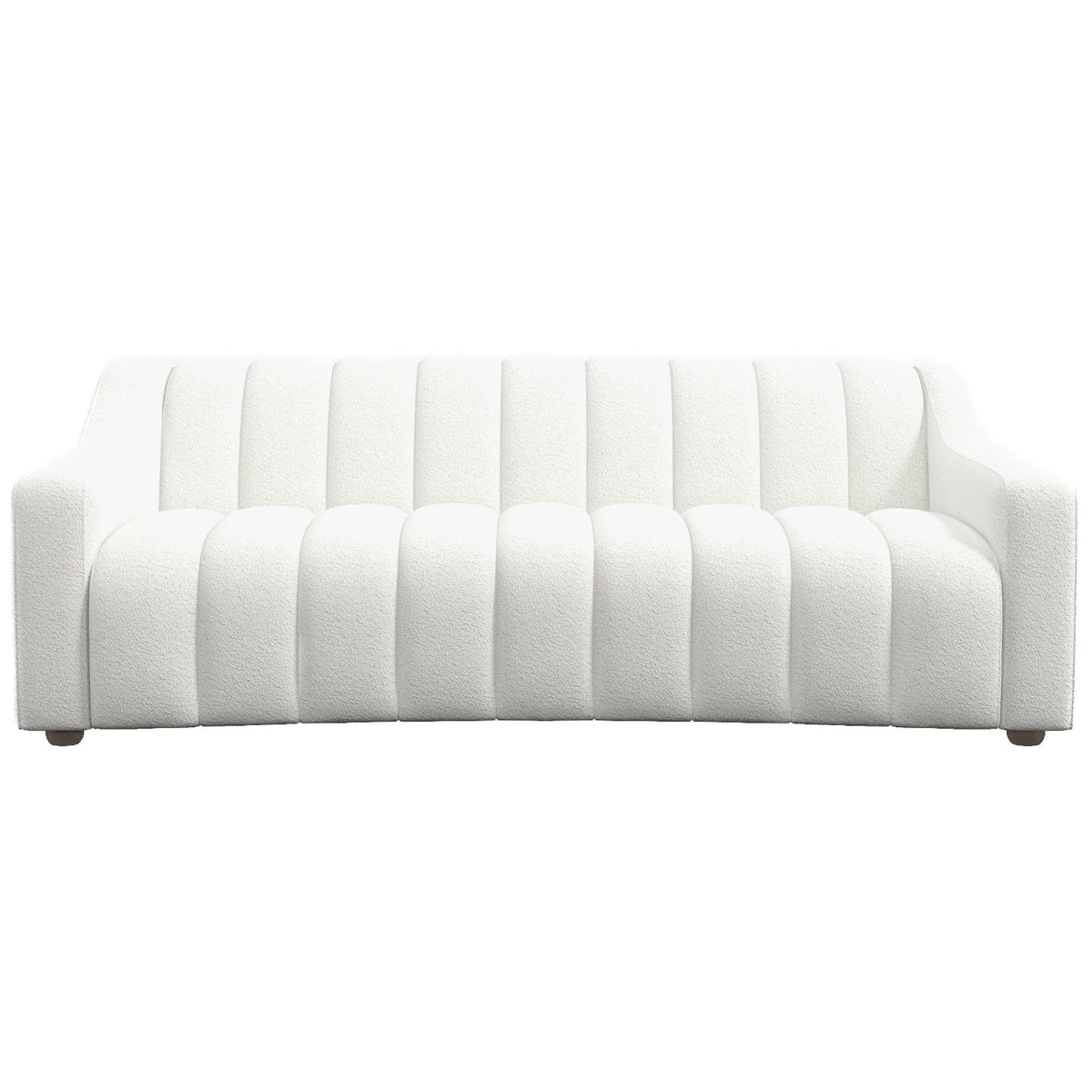 Marcus - Luxury Tight Back Boucle Couch - Cream / Creamy White / Ivory