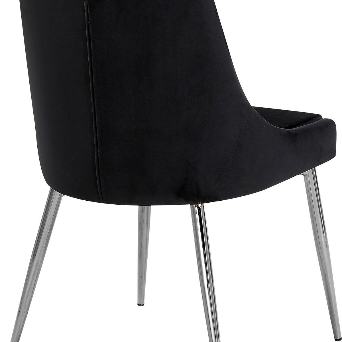 Karina - Dining Chair with Chrome Legs (Set of 2)