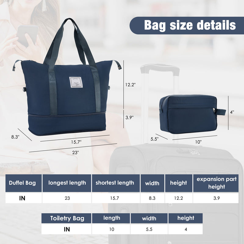 Softside Luggage Expandable Set & Duffel Bag Upright Spinner