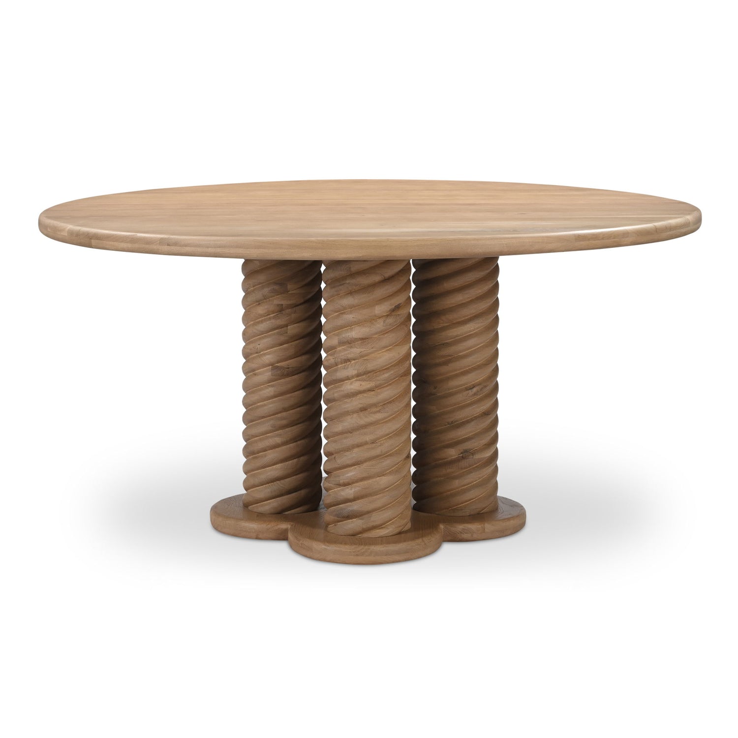 Treccia - Round Dining Table - Oak