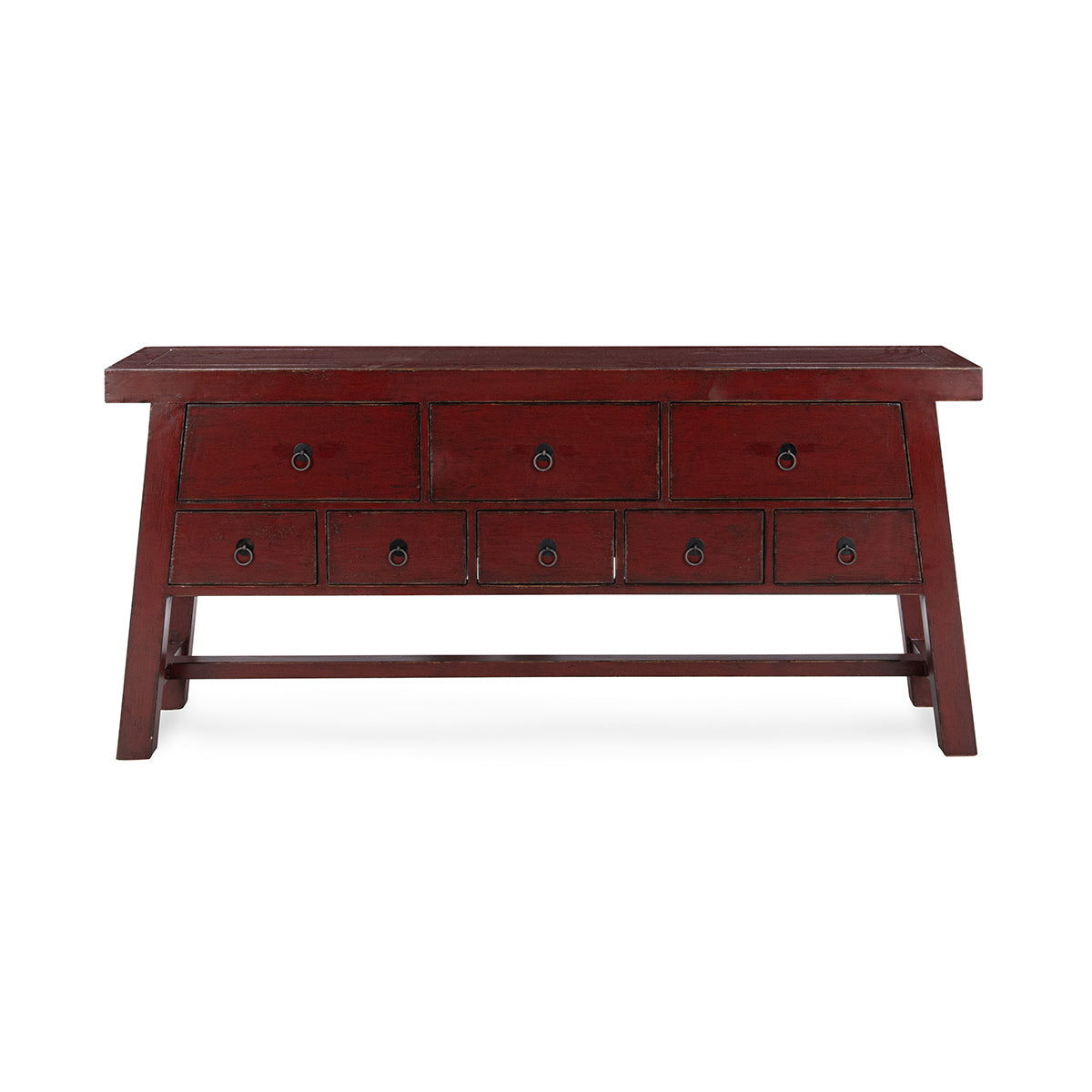 Hollyn - Console Table - Deep Red