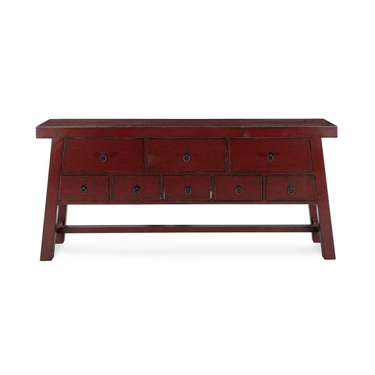 Hollyn - Console Table - Deep Red