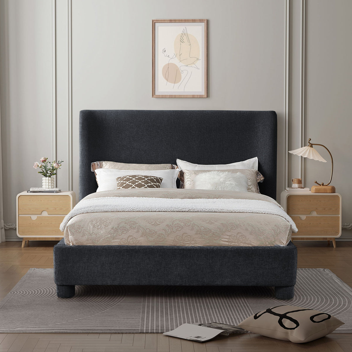 Penny - Chenille Fabric Bed