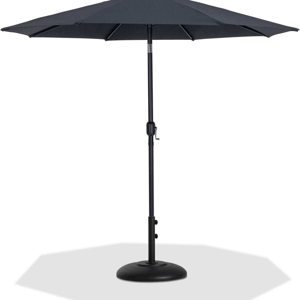 Fiji - Aluminum Patio Umbrella With Round Black Base