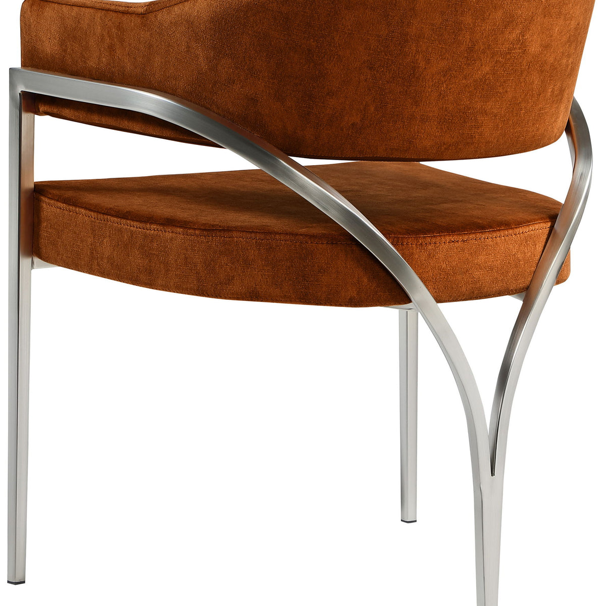 Madelyn - Dining Chair (Set of 2) - Brushed Chrome